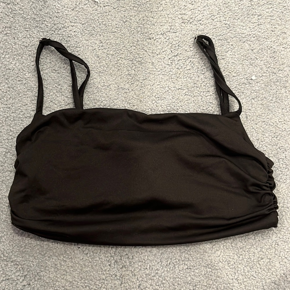 Black crop top